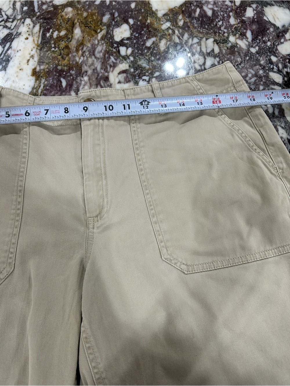 L.L. Bean Women's Light Khaki Utility Shorts - Picture 7 of 7